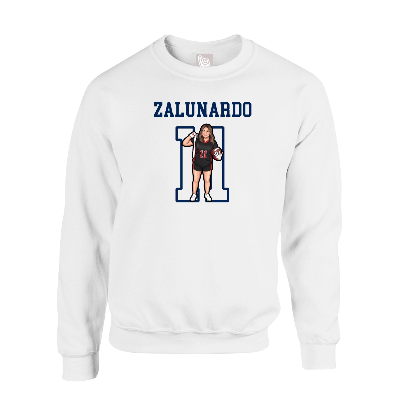 Fleece Crew — Shirsey in White
