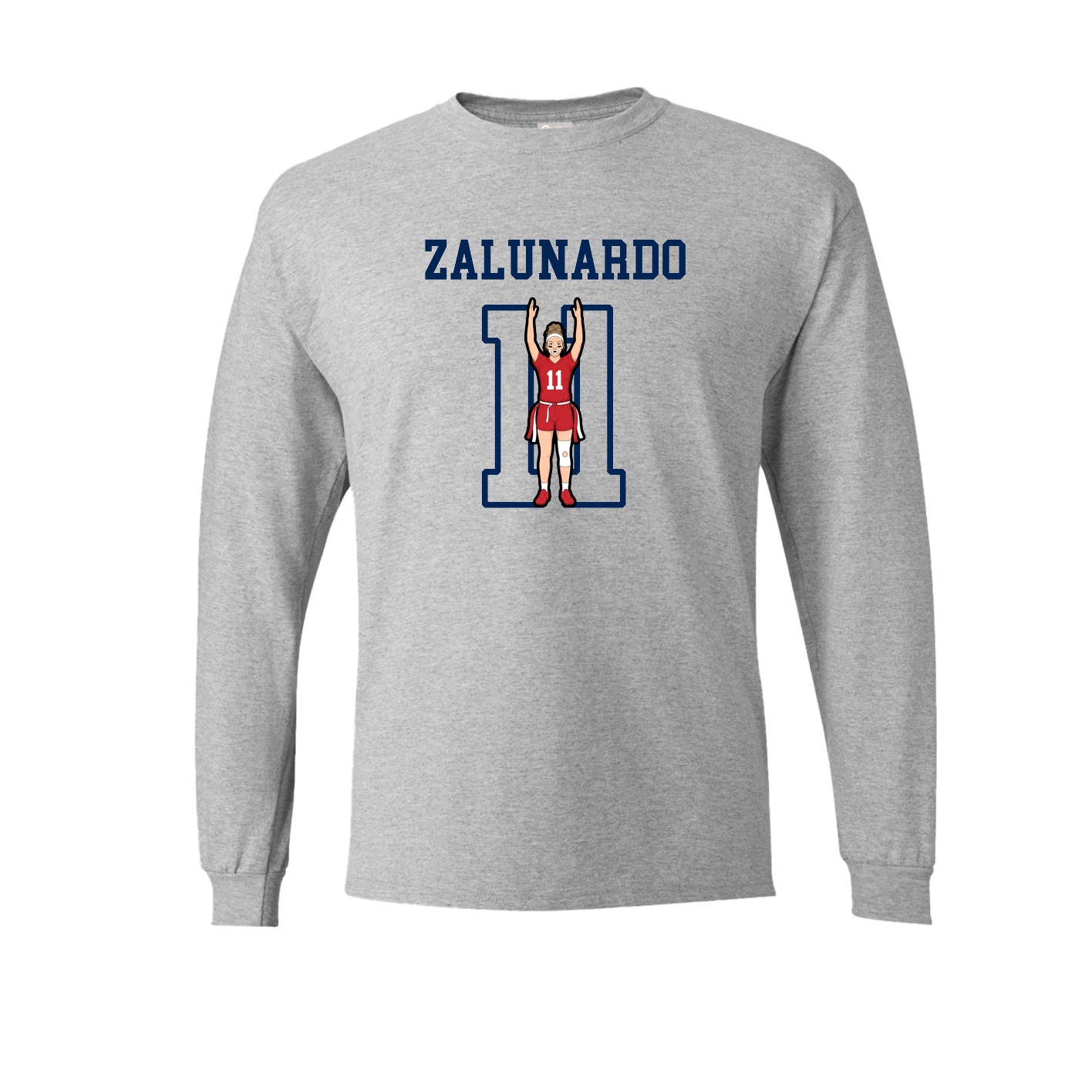 Long Sleeve Tee — Shirsey in Grey