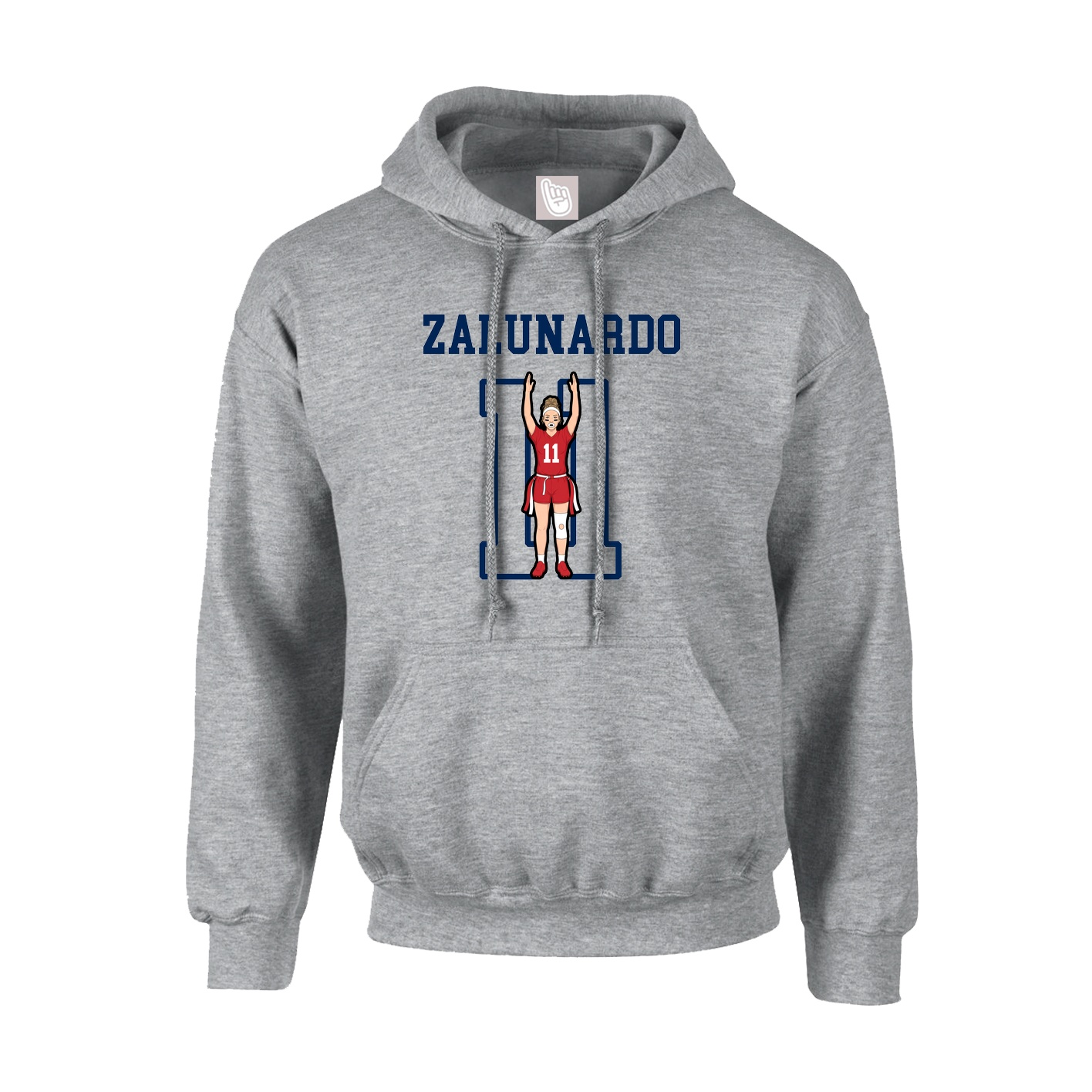 Hoodie — Shirsey in Grey