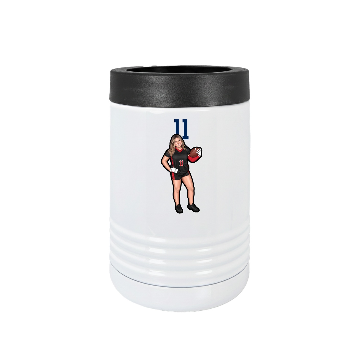 Beverage Holder — Number Top in White