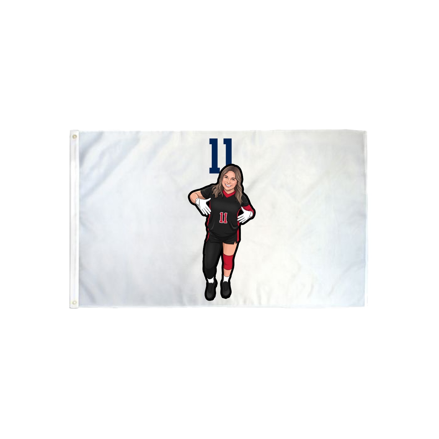 3x5 Flag — Number Top in Classic