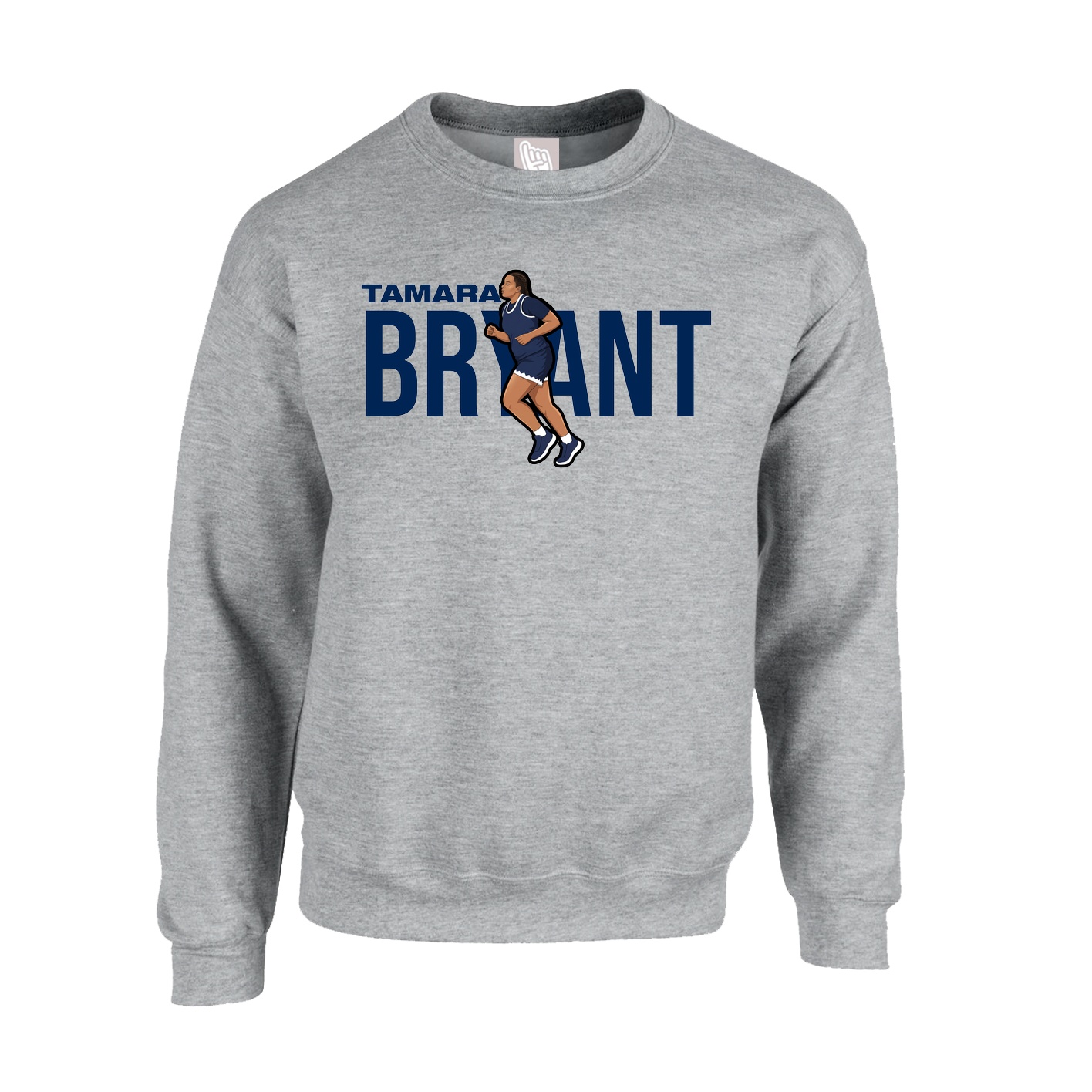 Fleece Crew — Player Name in Grey