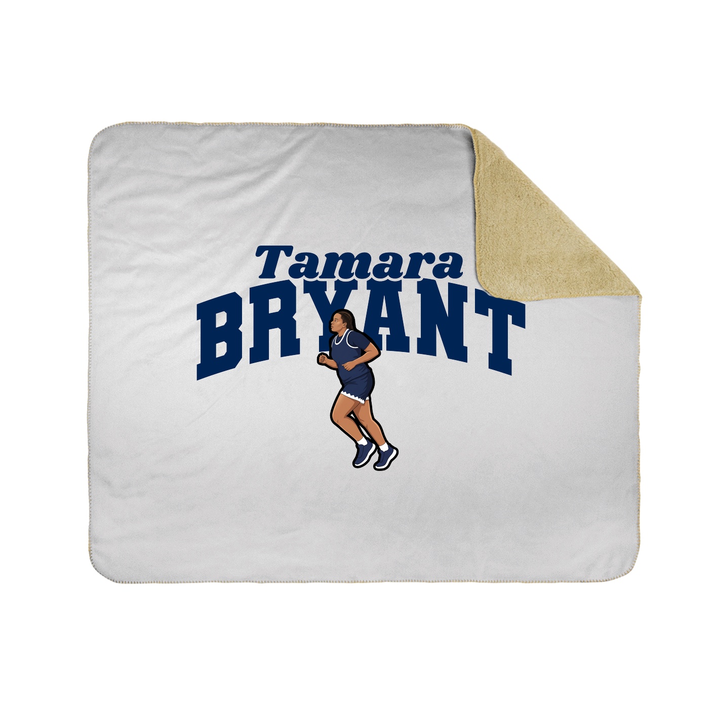 Throw Blanket — Signature Arch in White