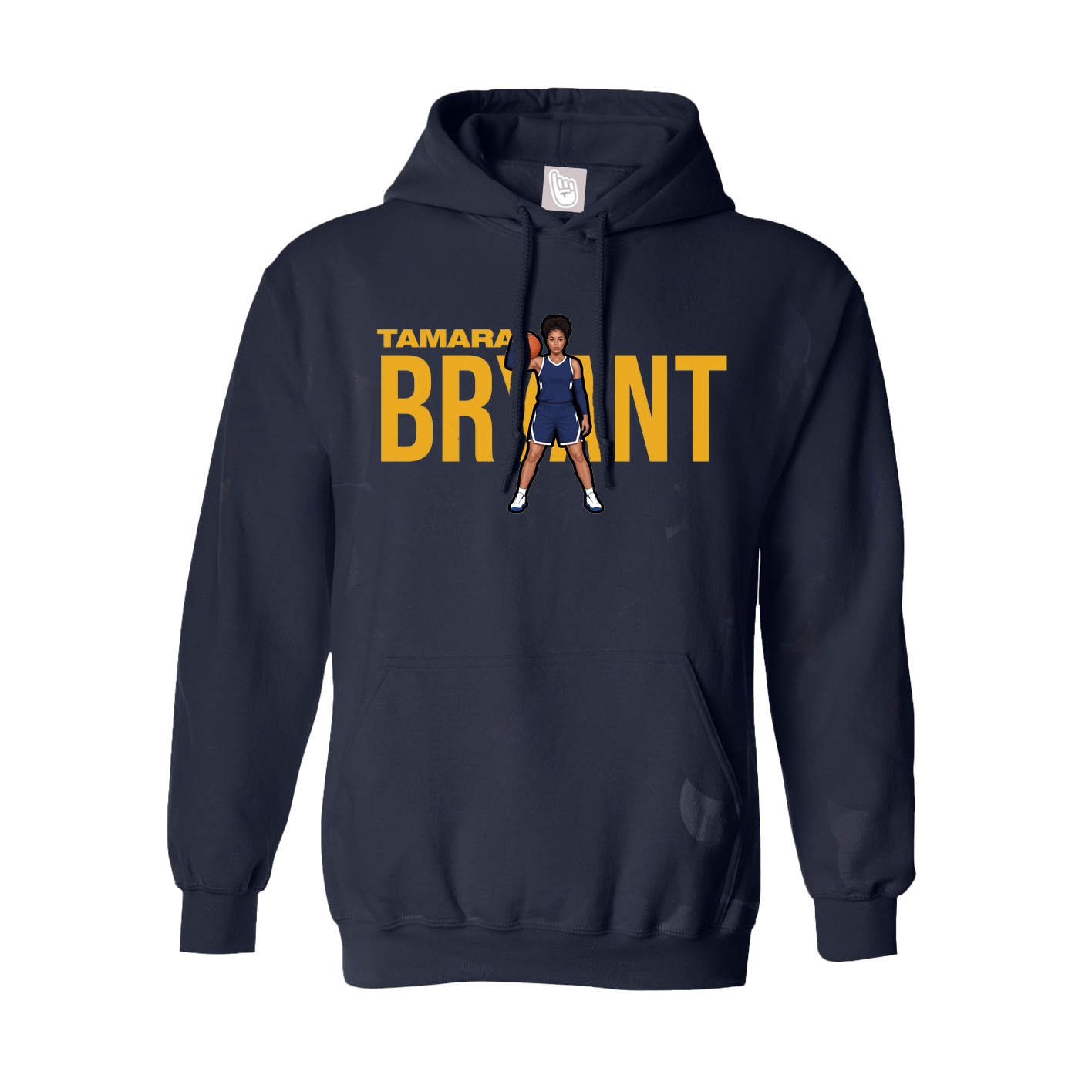 Hoodie — Player Name in Navy