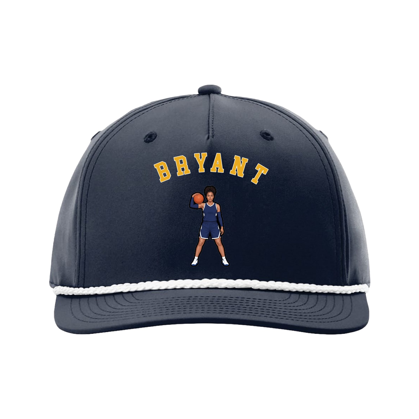 Five-Panel Classic Rope Cap — Shirsey Arch in Navy