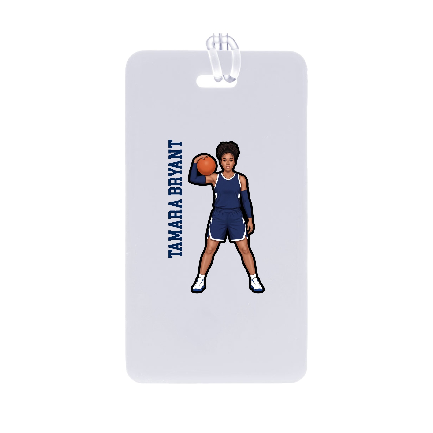 Bag Tag — Name Vertical in Classic