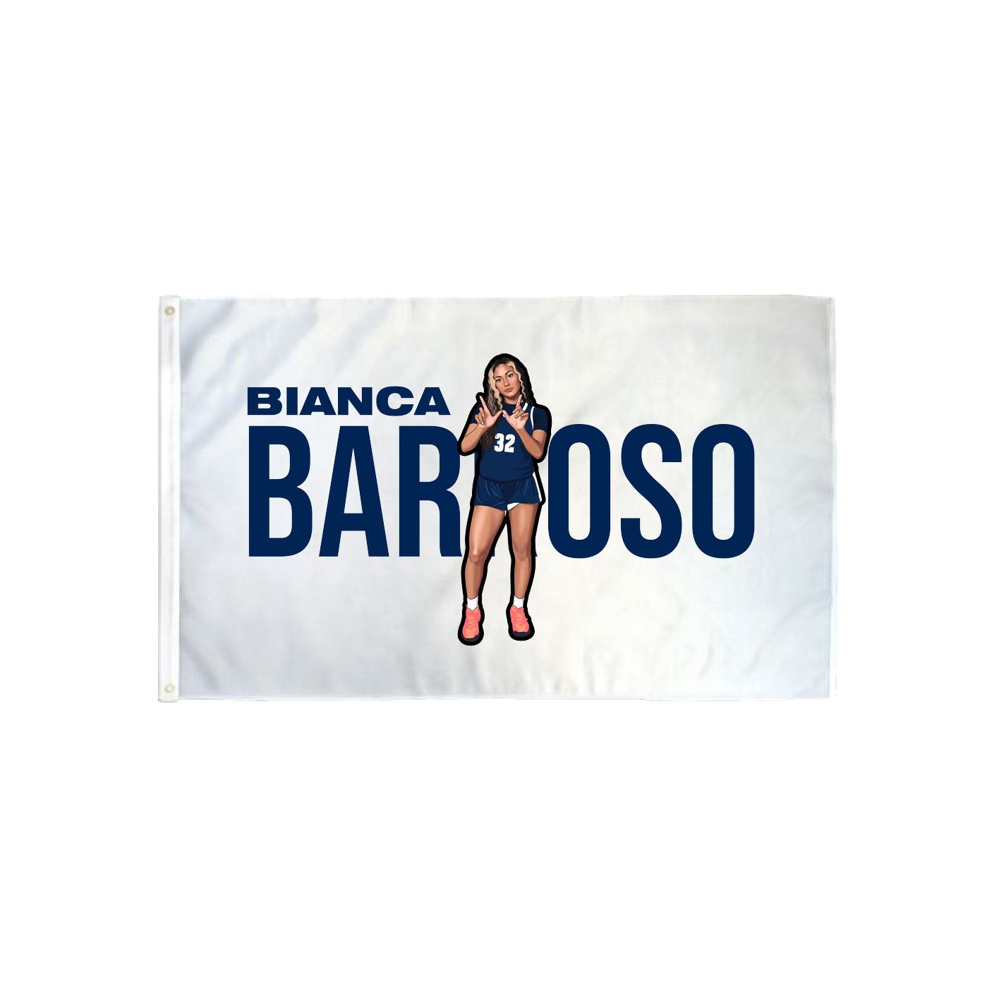 3x5 Flag — Player Name in Classic