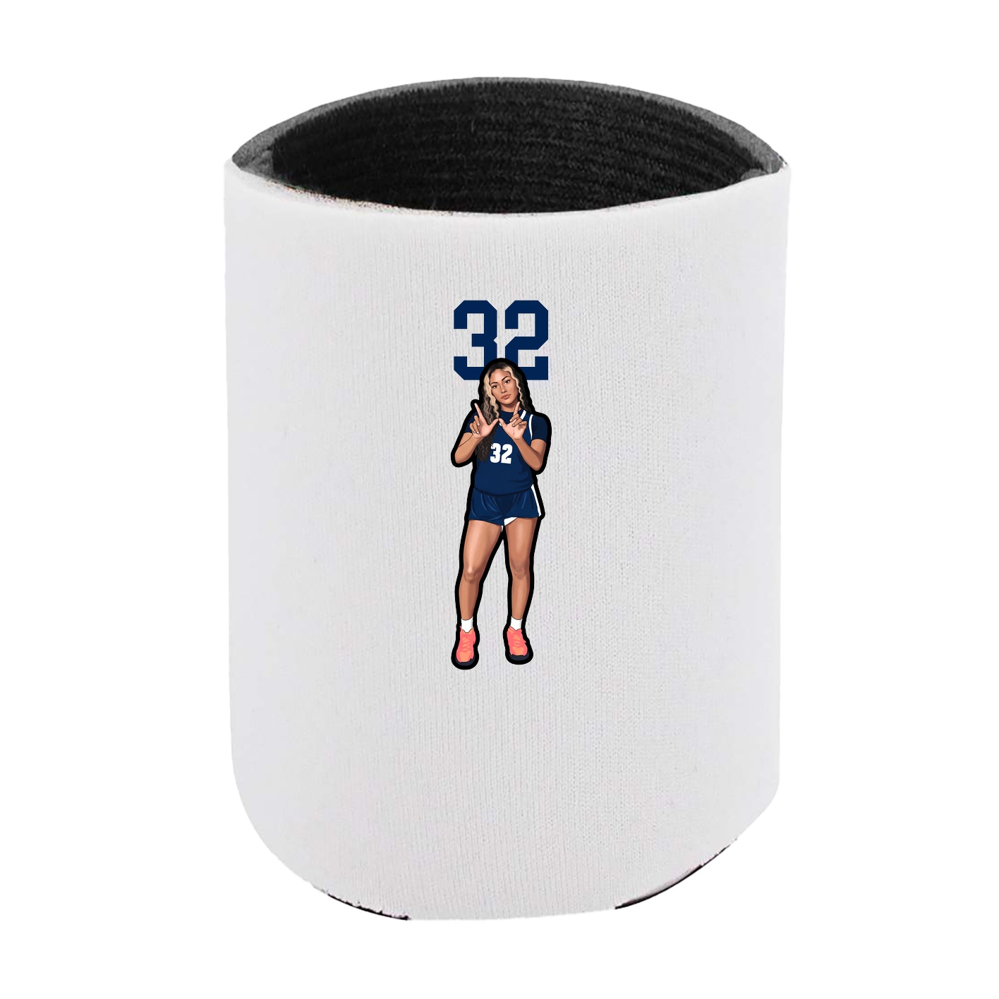 Can Holder — Number Top in White