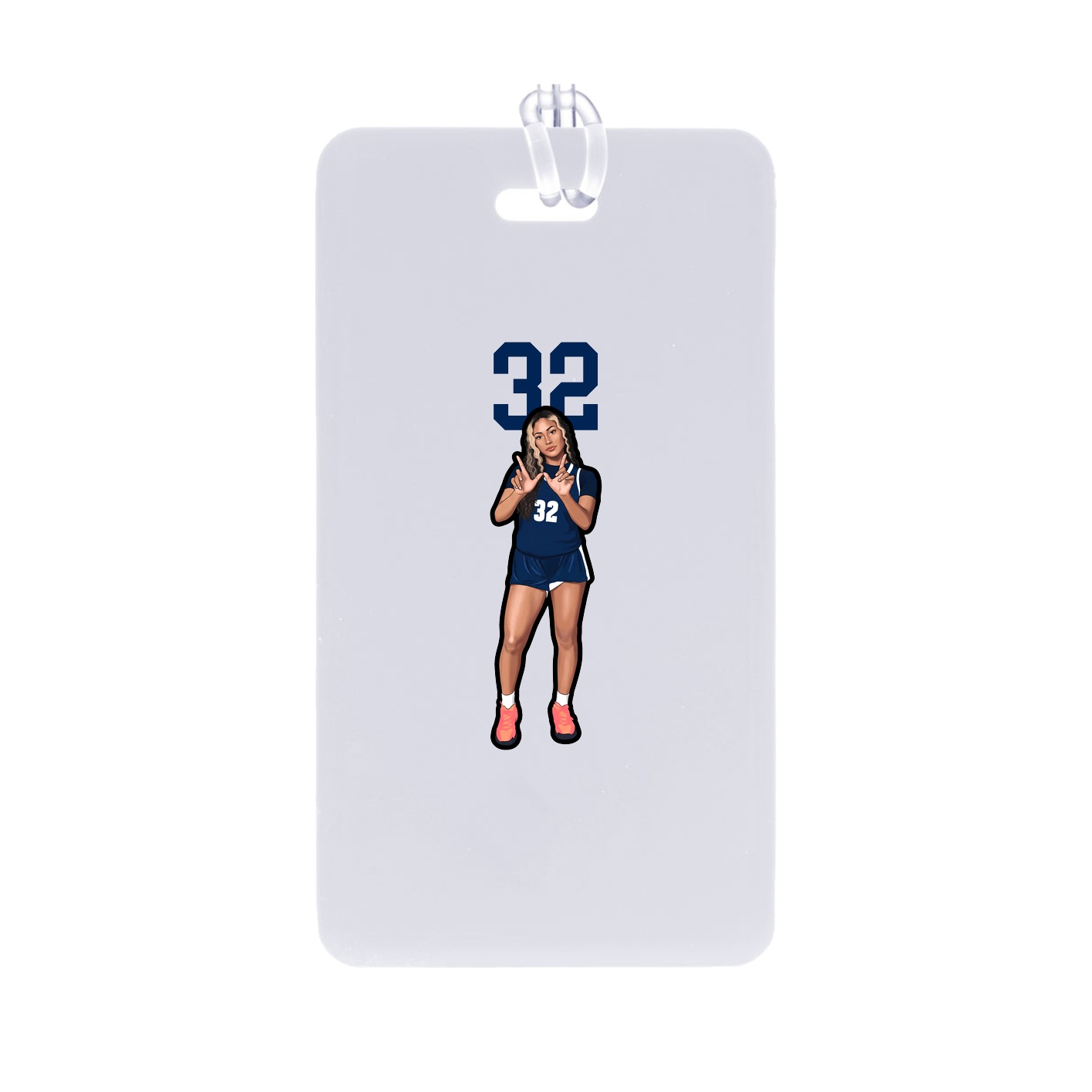 Bag Tag — Number Top in Classic