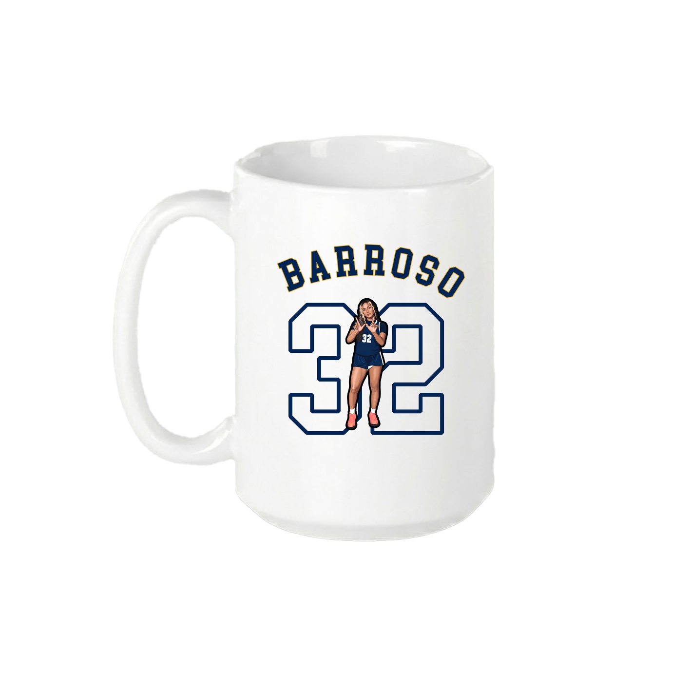 15oz Coffee Mug — Shirsey Arch in White