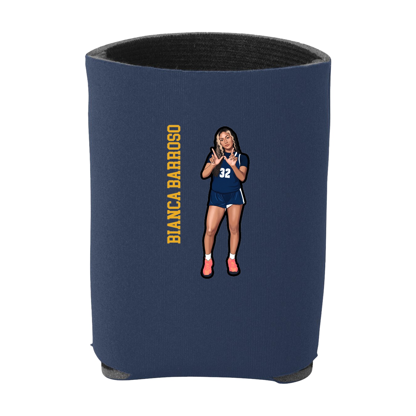 Can Holder — Name Vertical in Navy