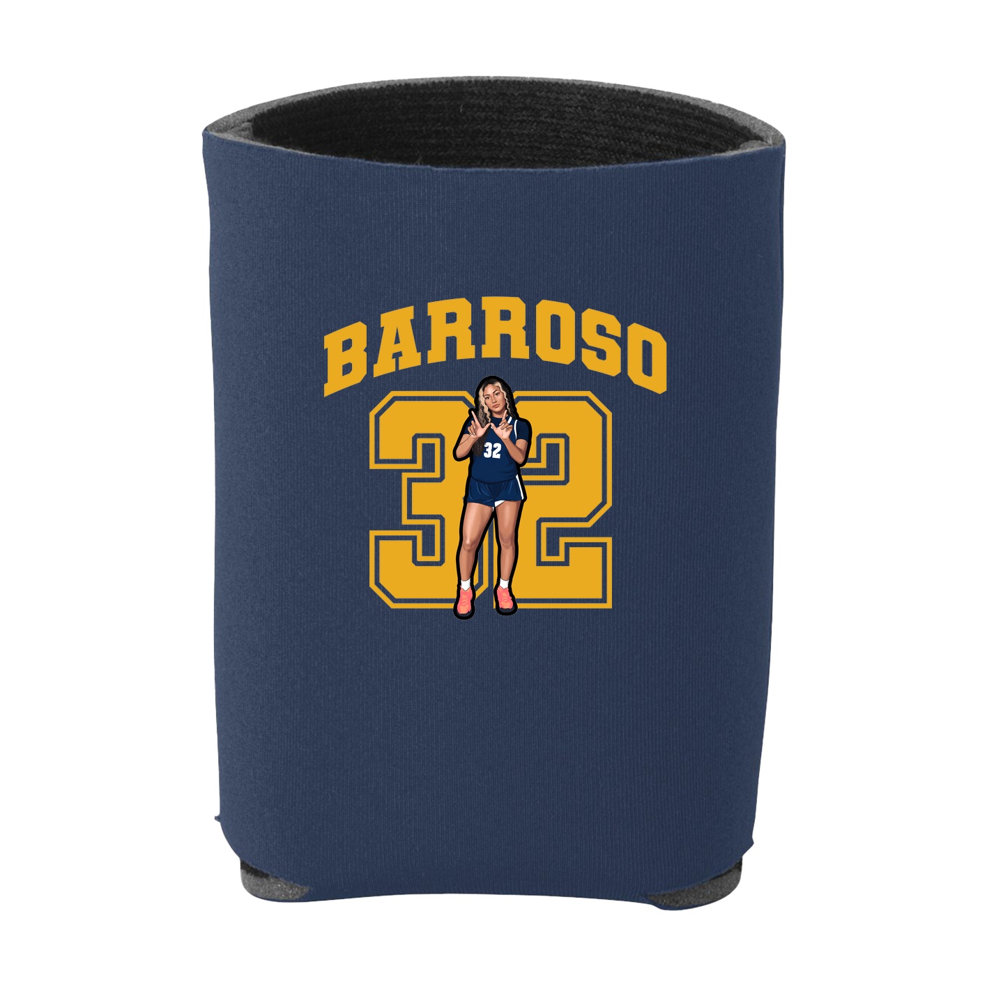 Can Holder — Number in Navy