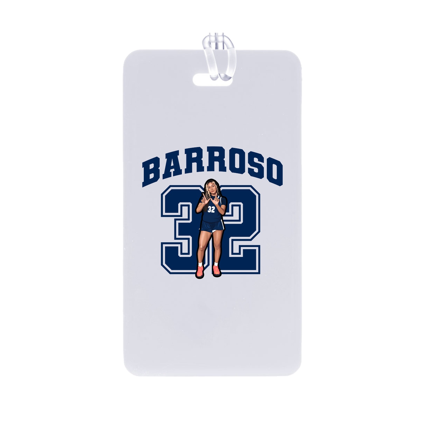 Bag Tag — Number in Classic