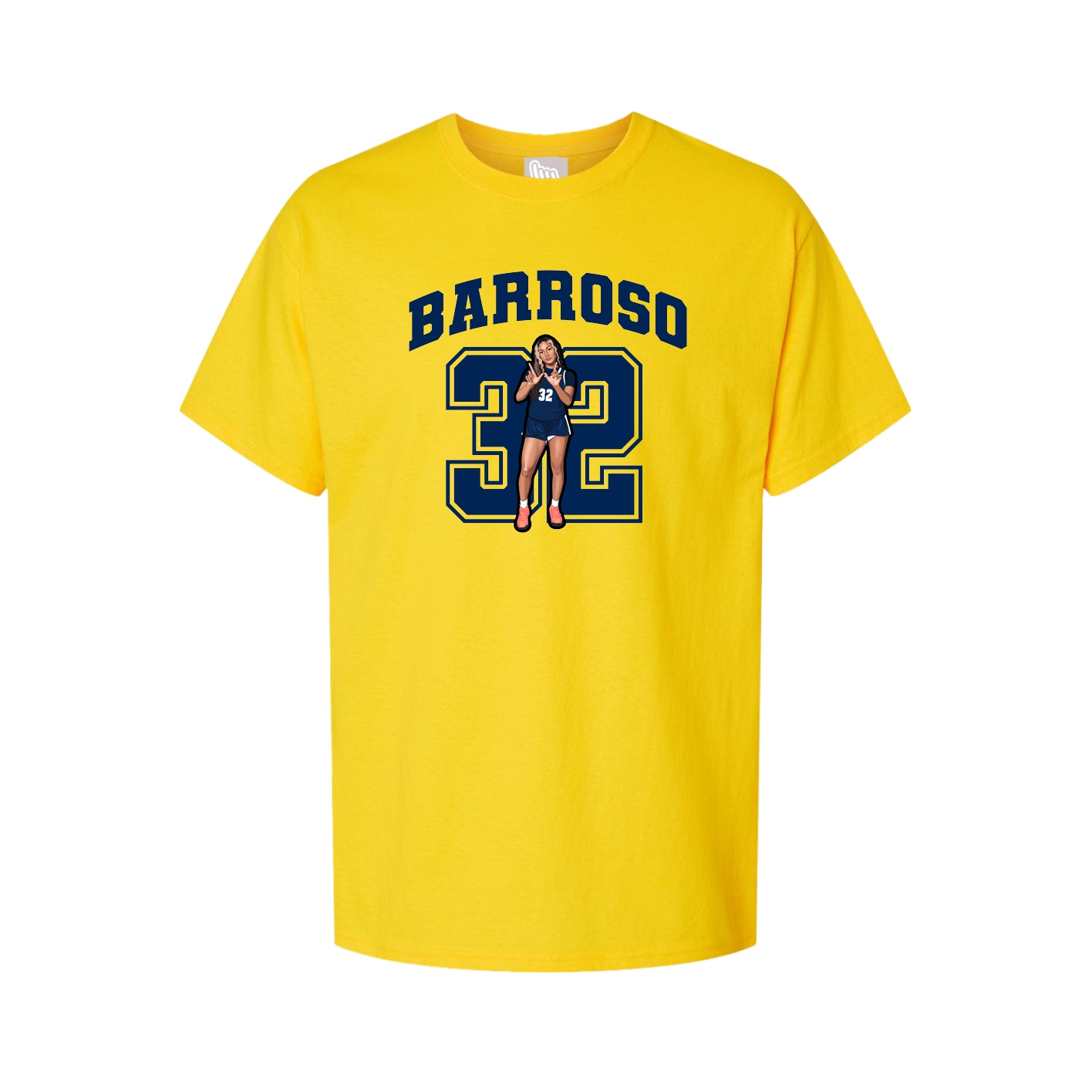 Tee — Number in Gold
