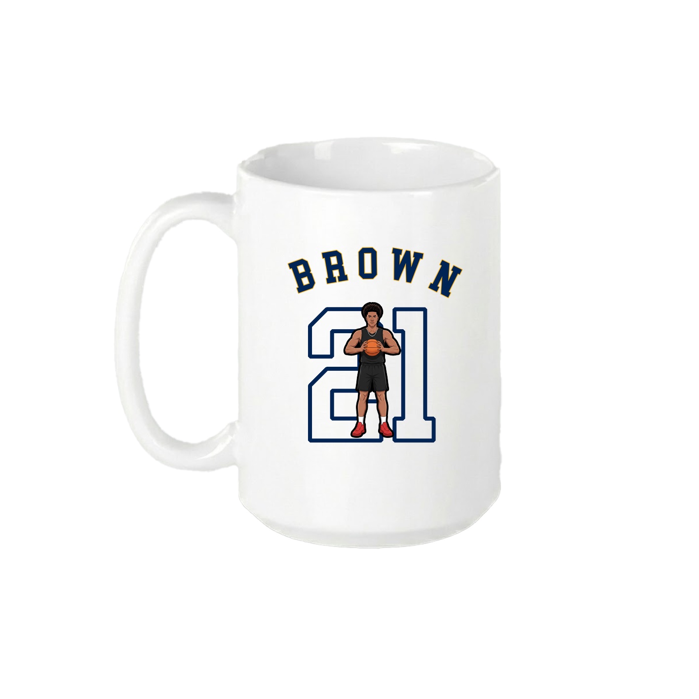 15oz Coffee Mug — Shirsey Arch in White