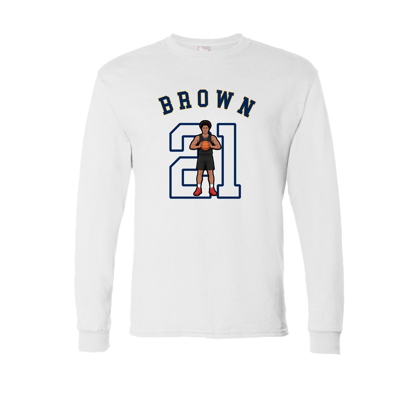 Long Sleeve Tee — Shirsey Arch in White