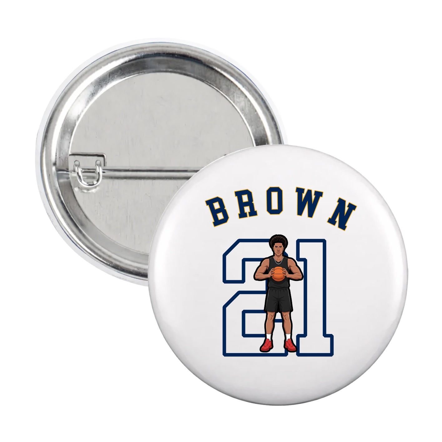 Game Day Button — Shirsey Arch in White