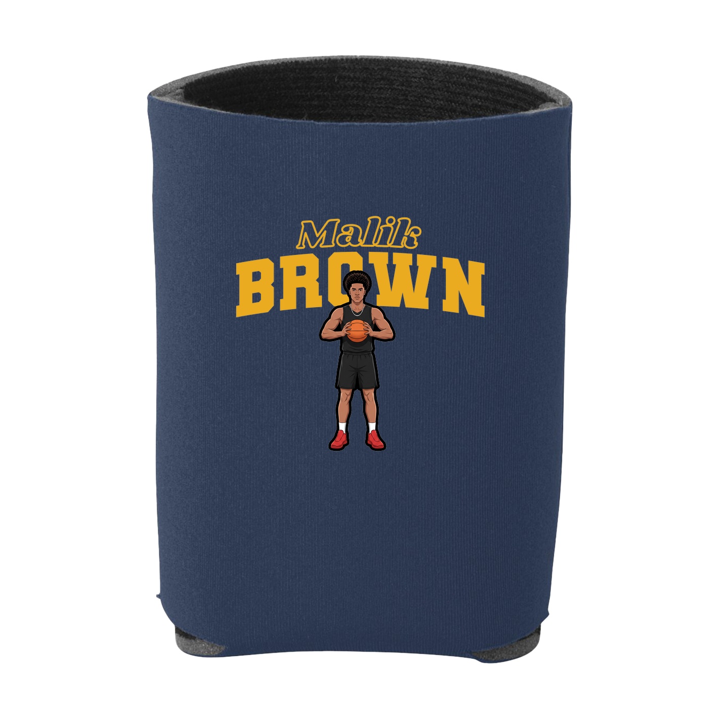 Can Holder — Name Arch in Navy