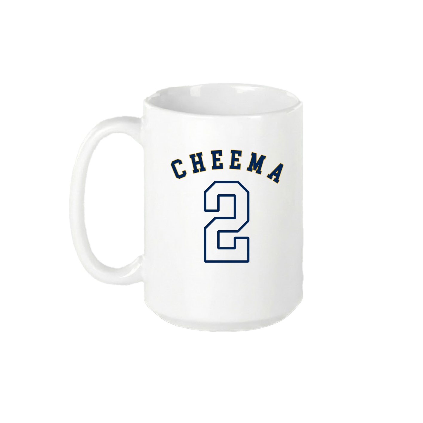 15oz Coffee Mug — Shirsey Arch in White