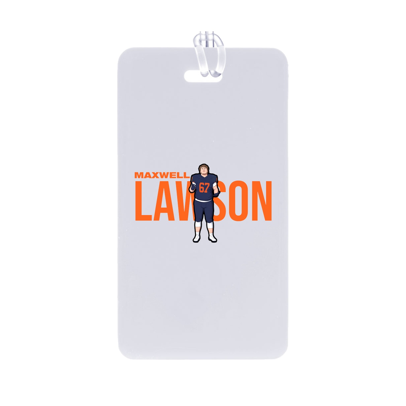 Bag Tag — Player Name in Classic