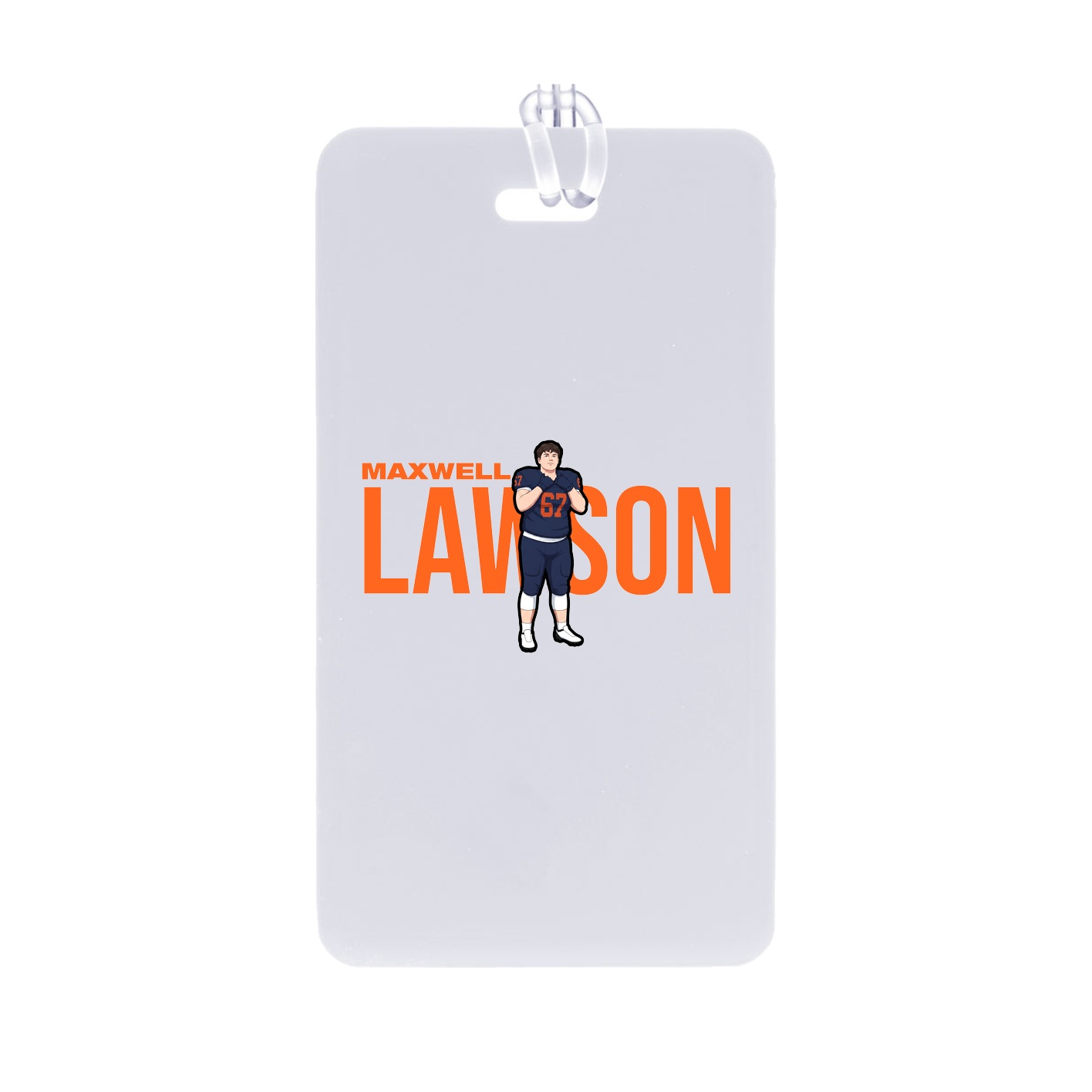 Bag Tag — Player Name in Classic