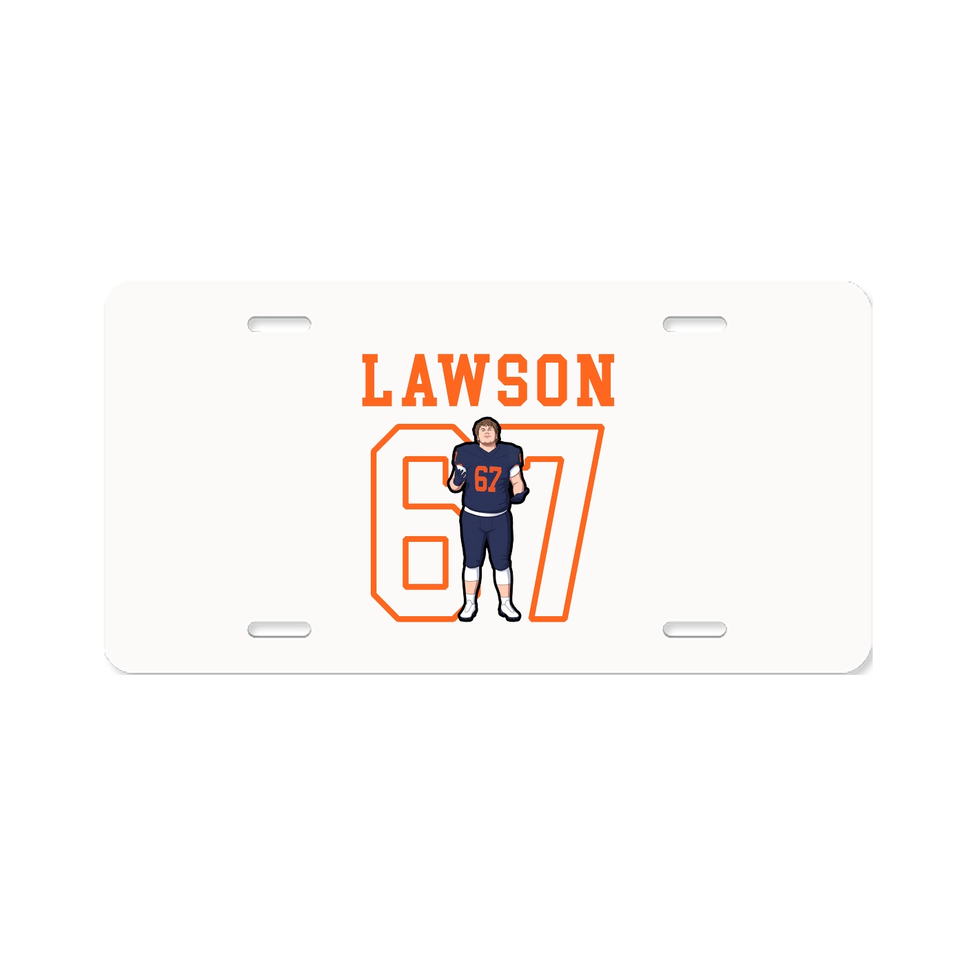 License Plate — Shirsey in Classic