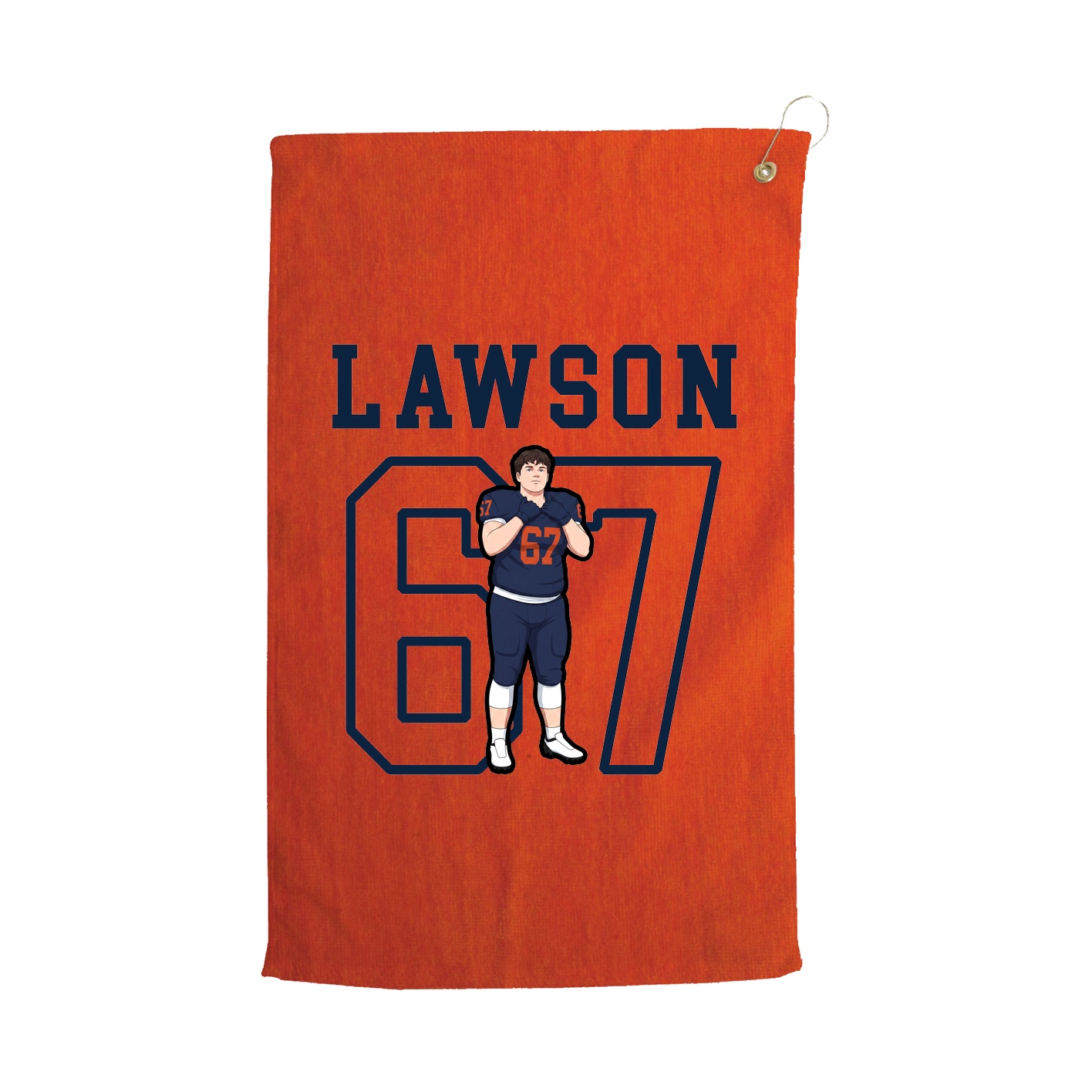 Golf Towel — Shirsey in Orange