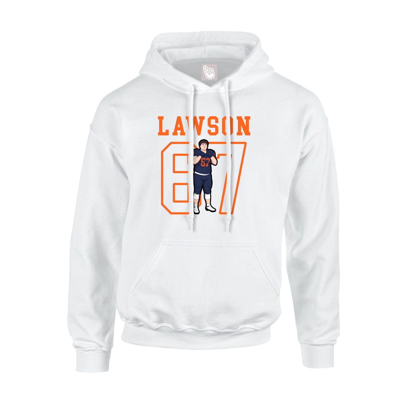 Youth Hoodie — Shirsey in White
