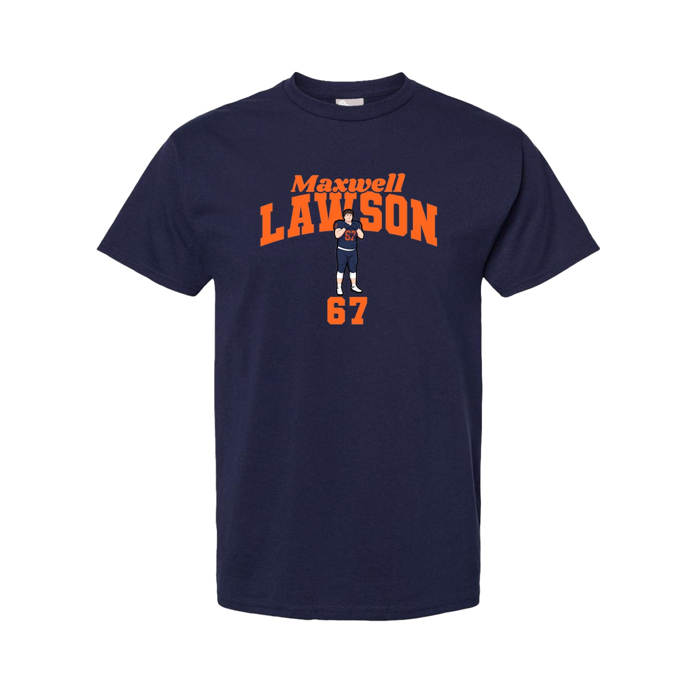 Youth Tee — Signature Arch in Navy