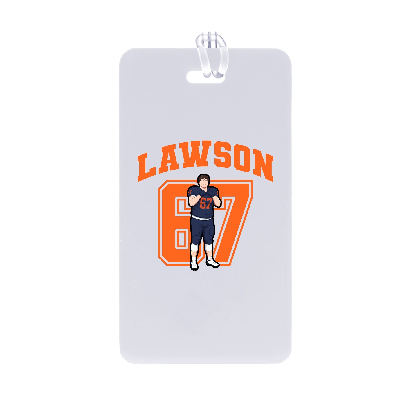 Bag Tag — Number in Classic