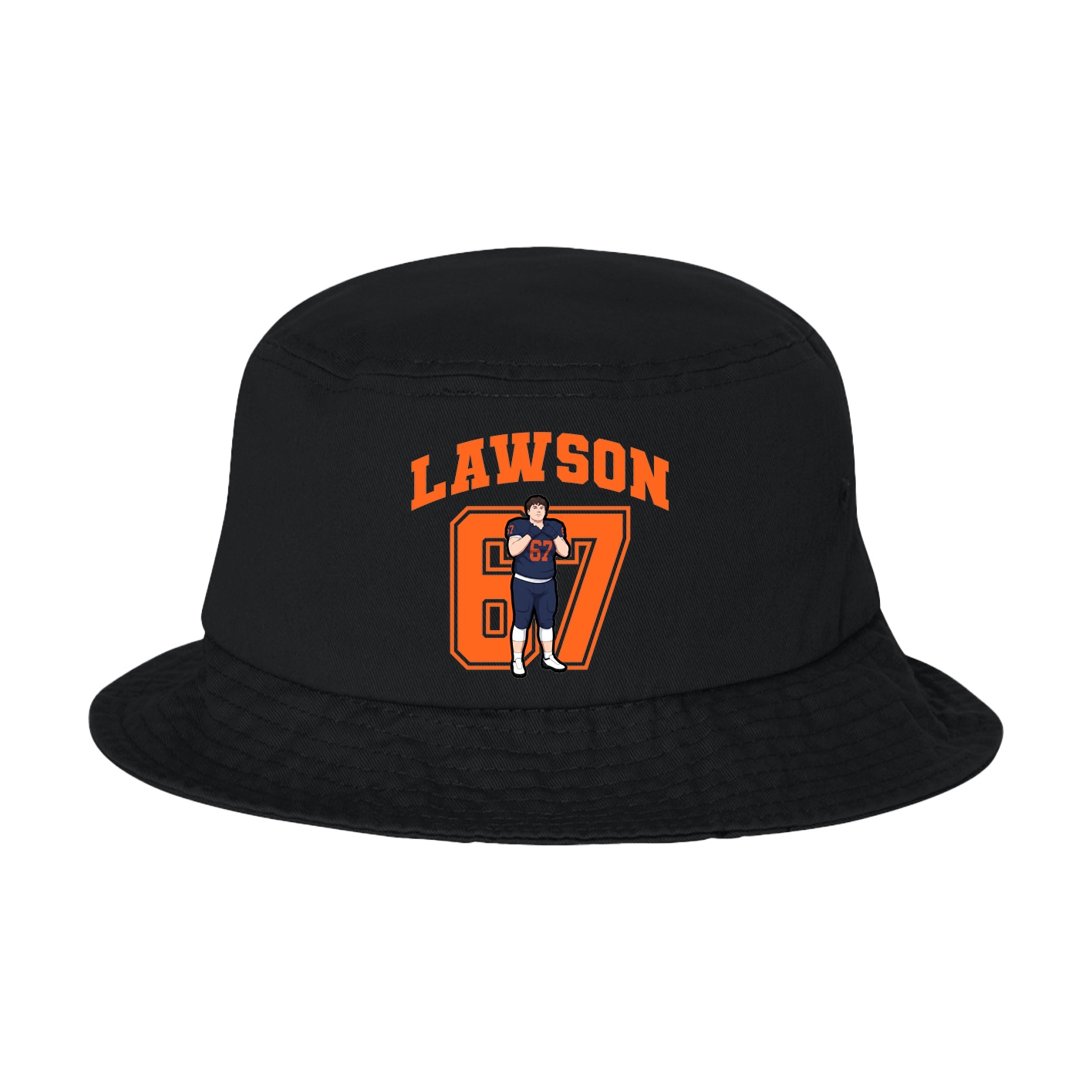 Bucket Cap — Number in Black