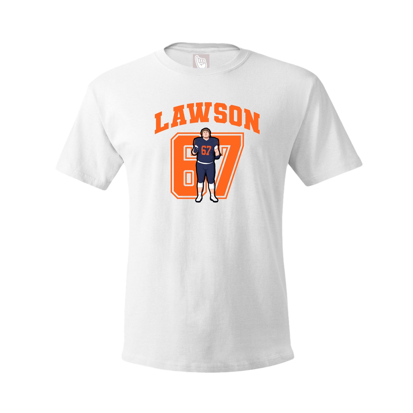 Tee — Number in White