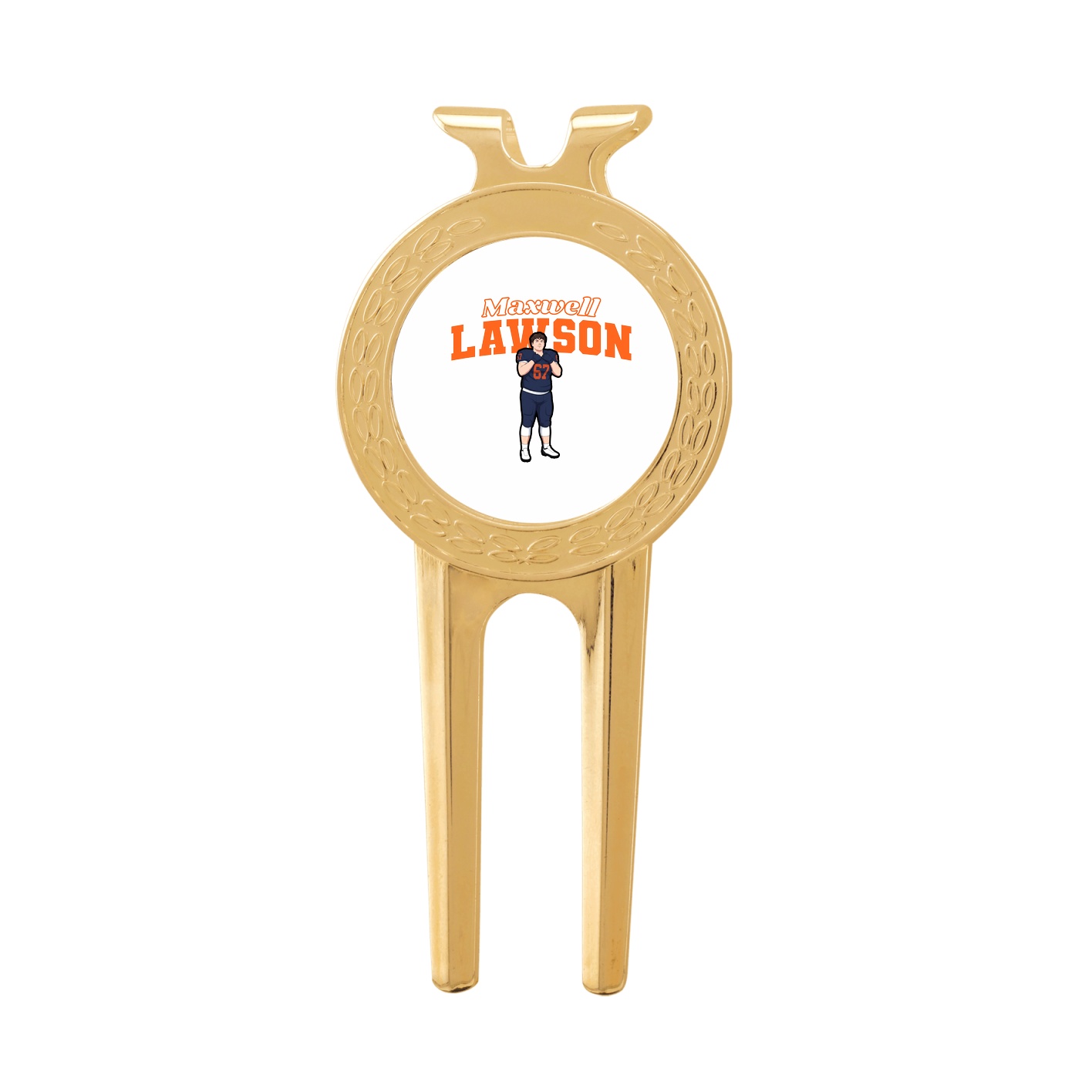 Divot Tool with Ball Marker — Name Arch in Classic