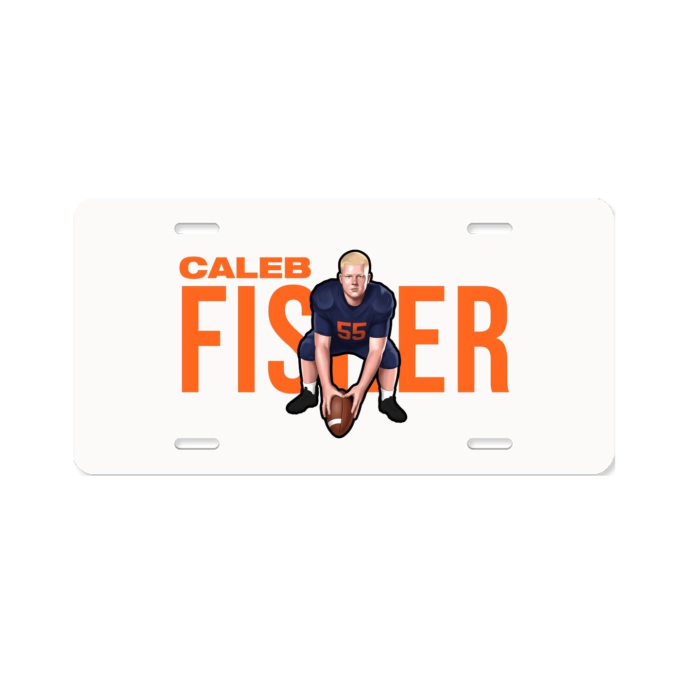 License Plate — Player Name in Classic