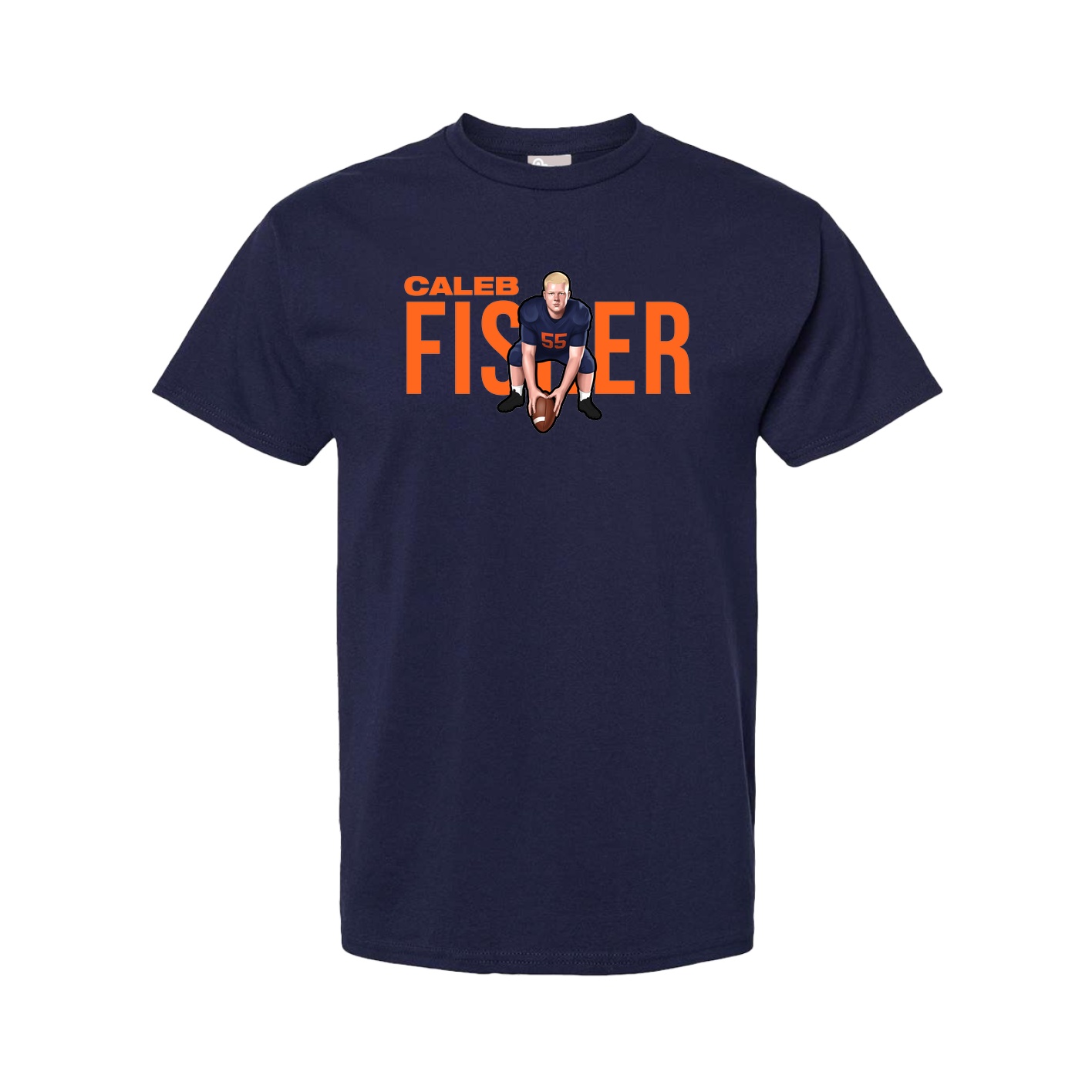 Youth Tee — Player Name in Navy