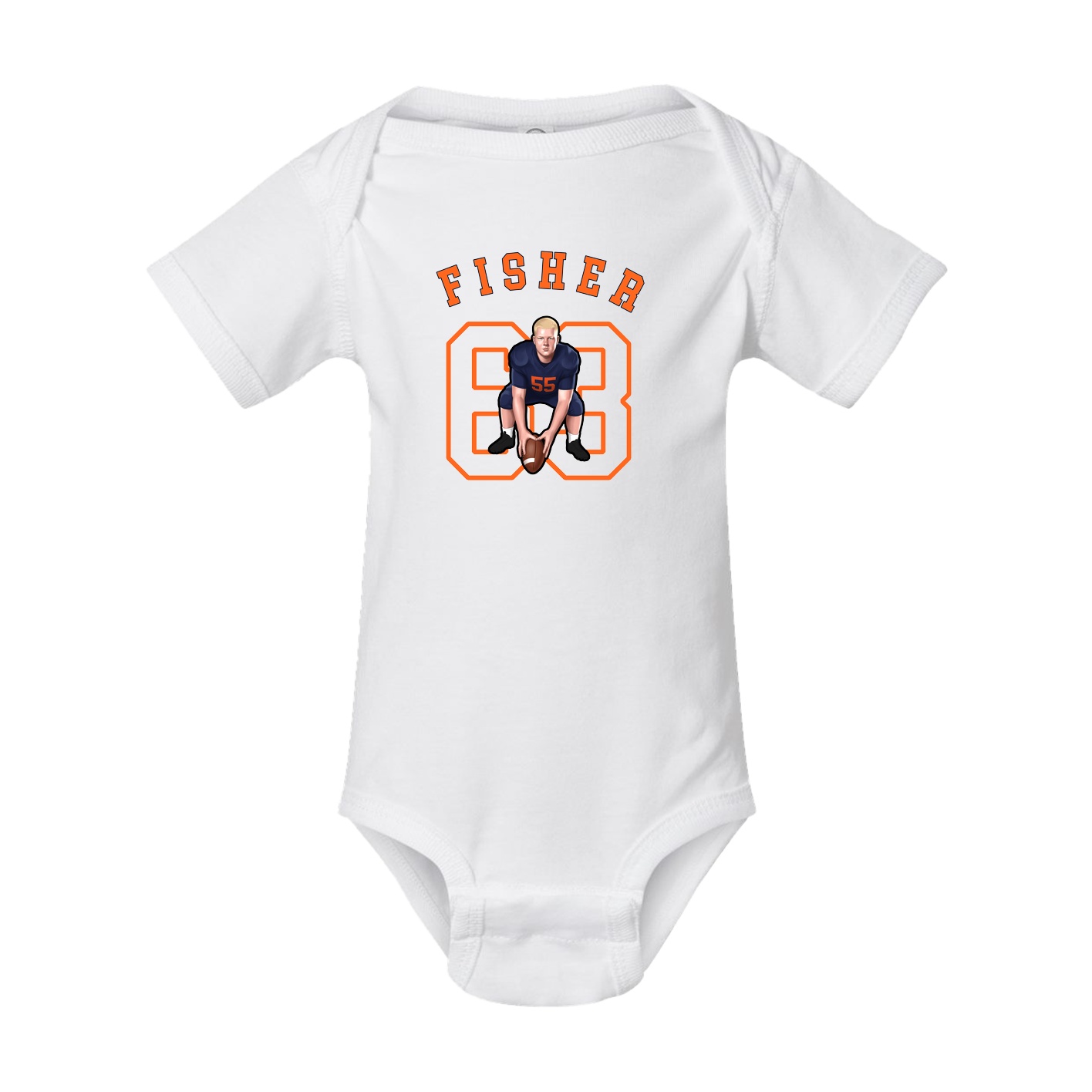 Baby Onesie — Shirsey Arch in White