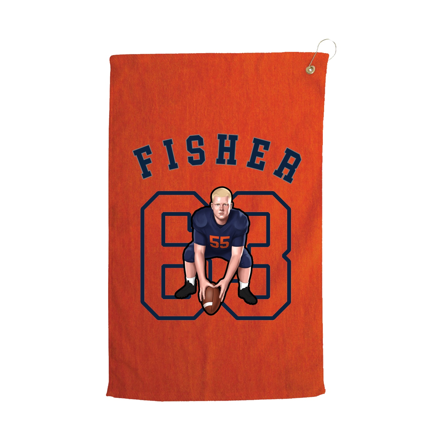 Golf Towel — Shirsey Arch in Orange