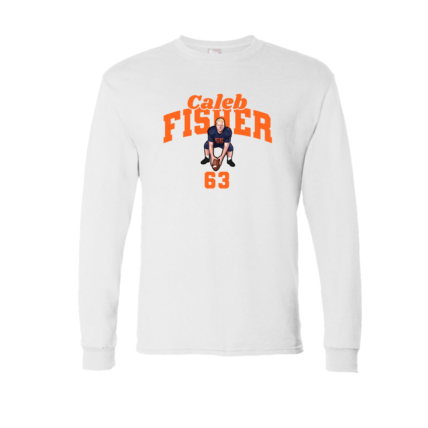 Long Sleeve Tee — Signature Arch in White