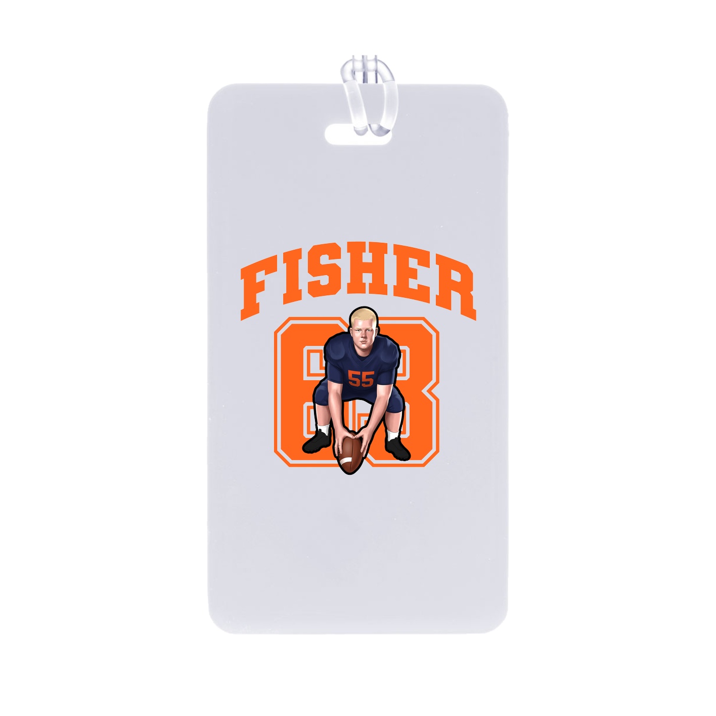 Bag Tag — Number in Classic