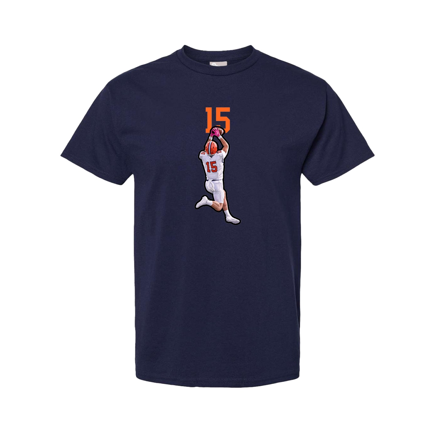 Tee — Number Top in Navy