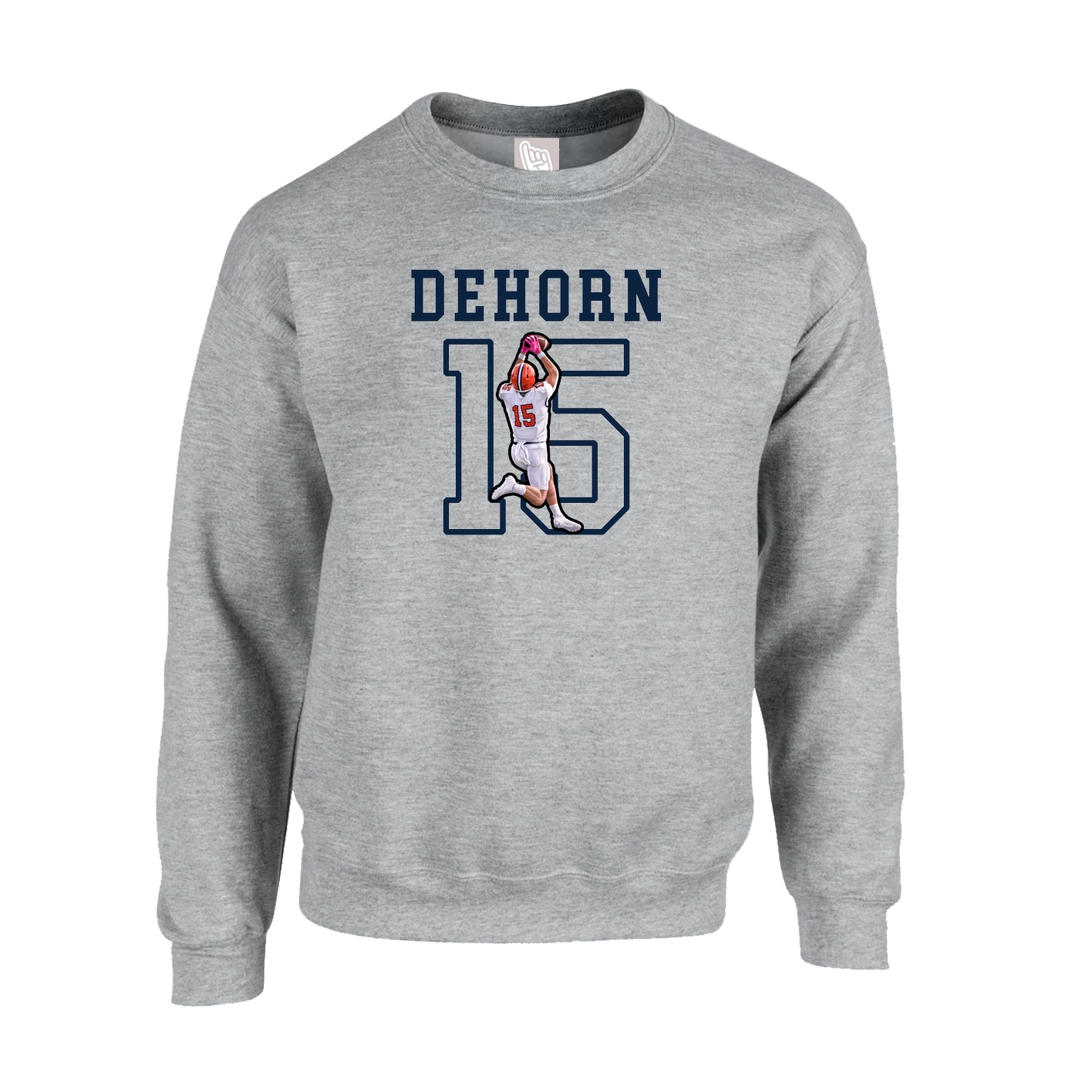 Fleece Crew — Shirsey in Grey