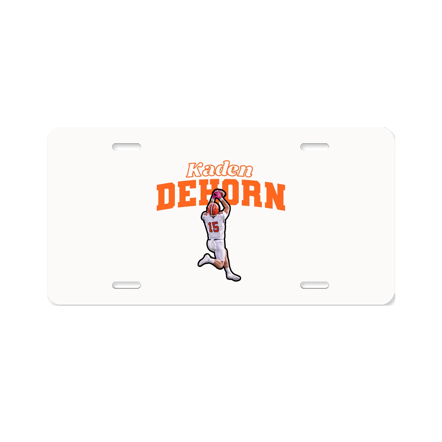 License Plate — Name Arch in Classic
