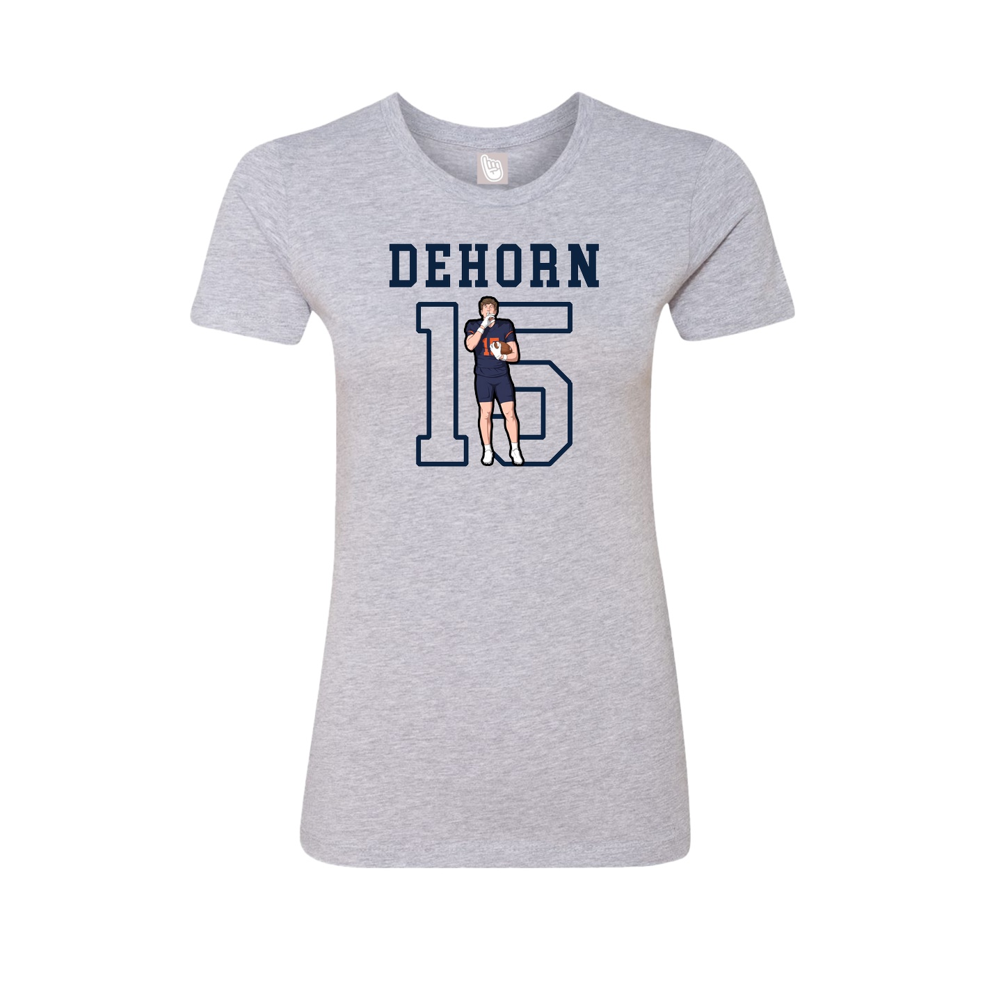 Fitted Women's Tee — Shirsey in Grey