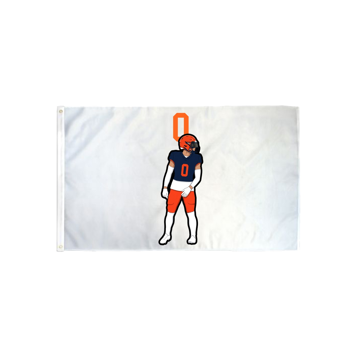3x5 Flag — Number Top in Classic
