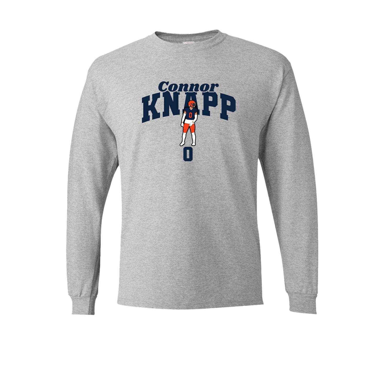 Long Sleeve Tee — Signature Arch in Grey