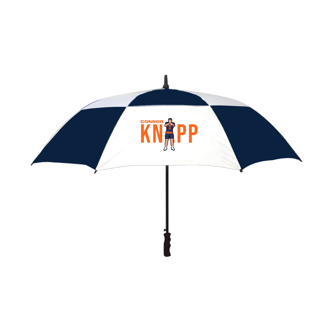Golf Umbrella — Player Name in Navy