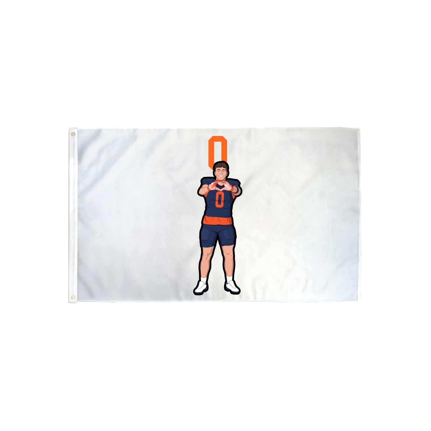 3x5 Flag — Number Top in Classic