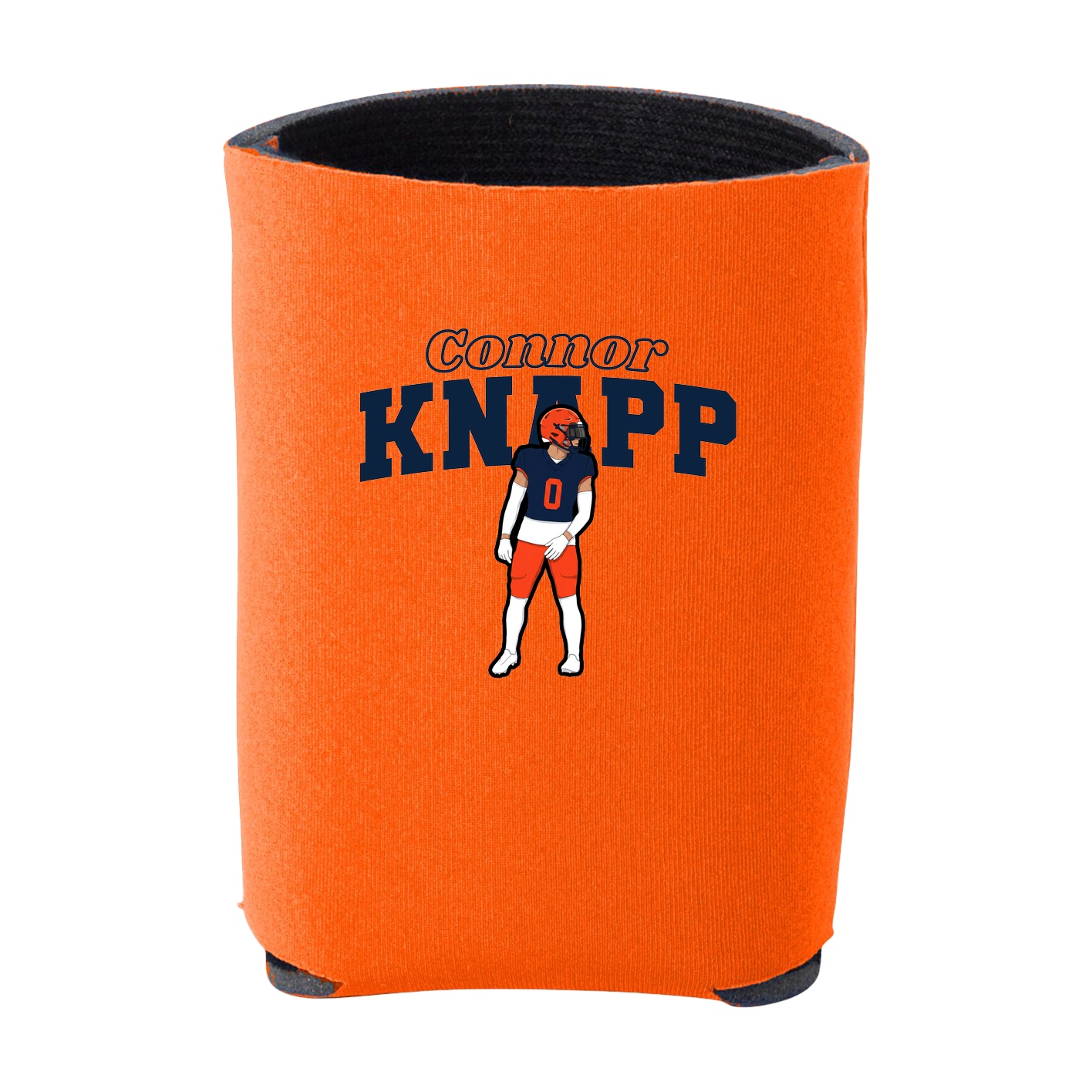 Can Holder — Name Arch in Orange