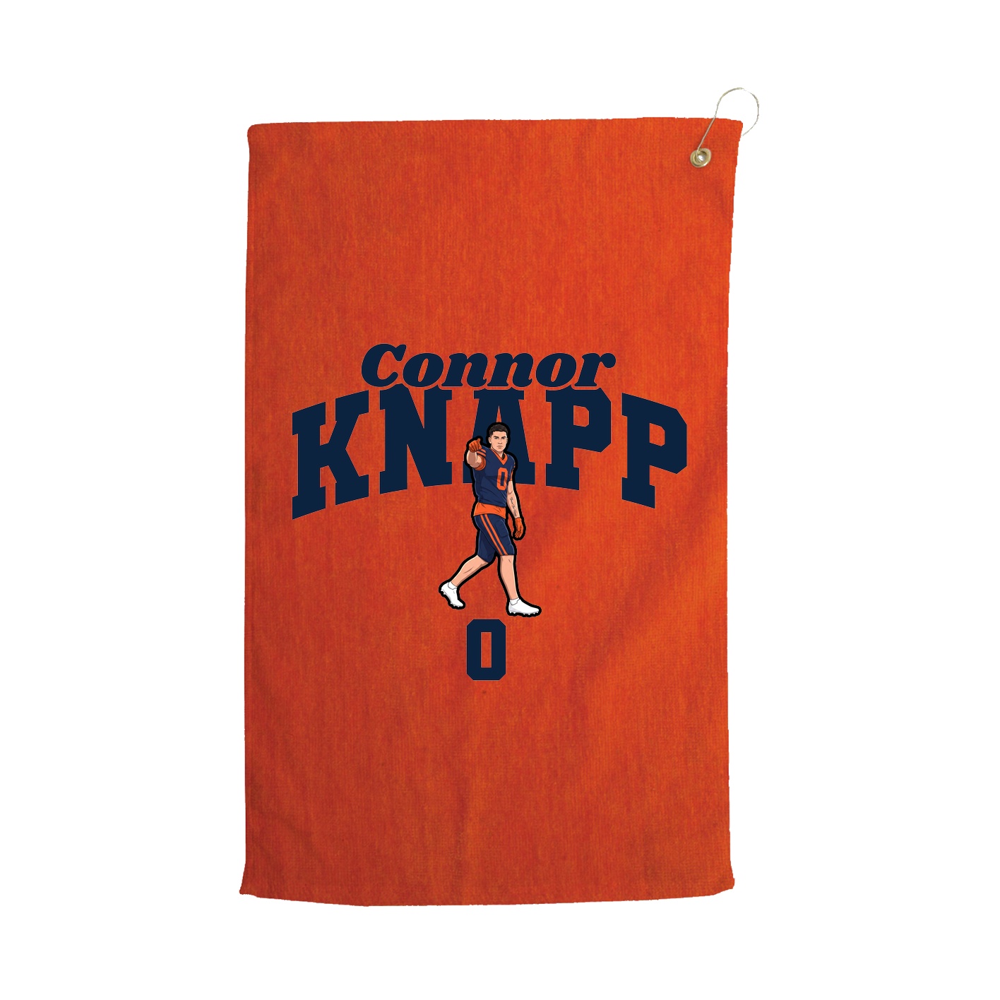 Golf Towel — Signature Arch in Orange