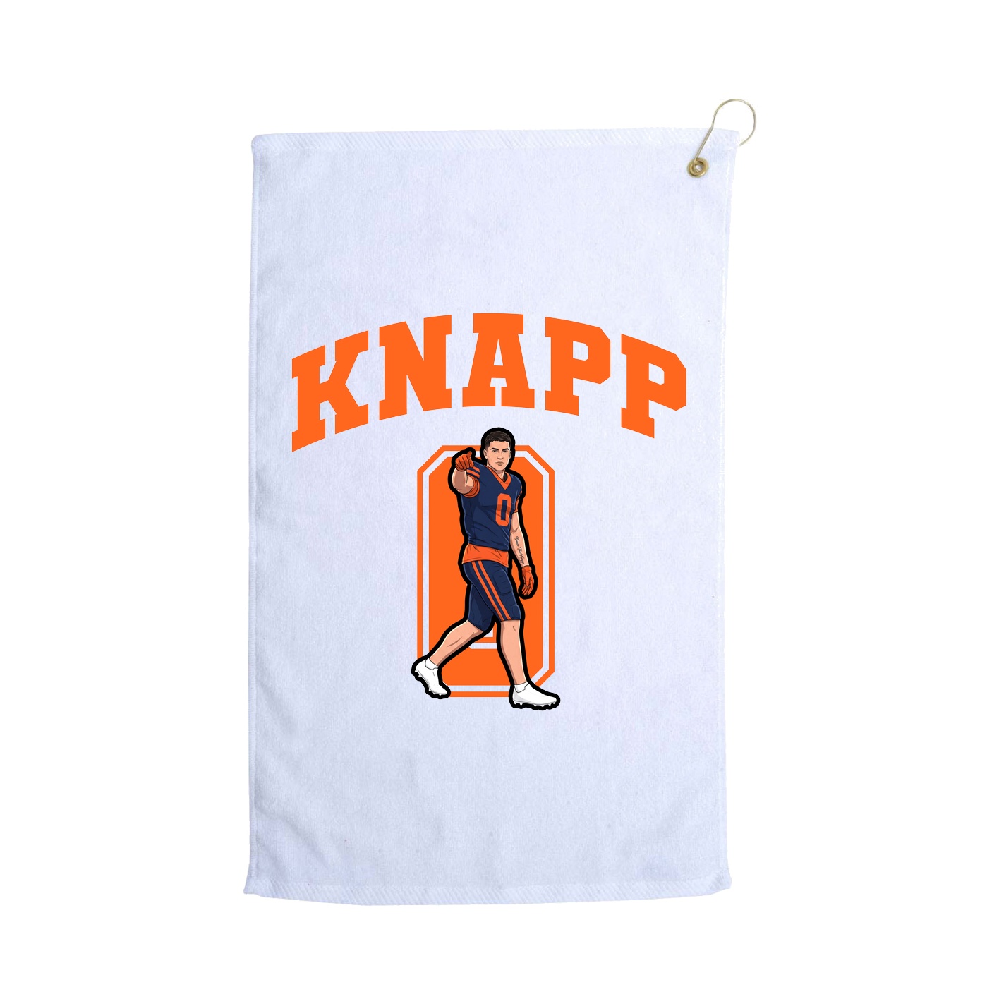 Golf Towel — Number in White